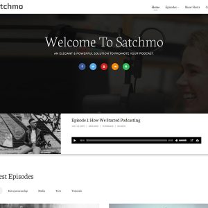 Satchmo Podcast WordPress Theme