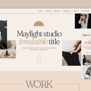 One Page WordPress Theme Elementor