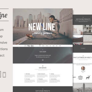 New Line | Minimalism WordPress