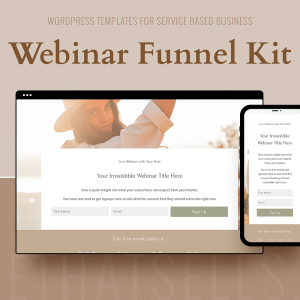 Webinar Course Sales Funnel Template